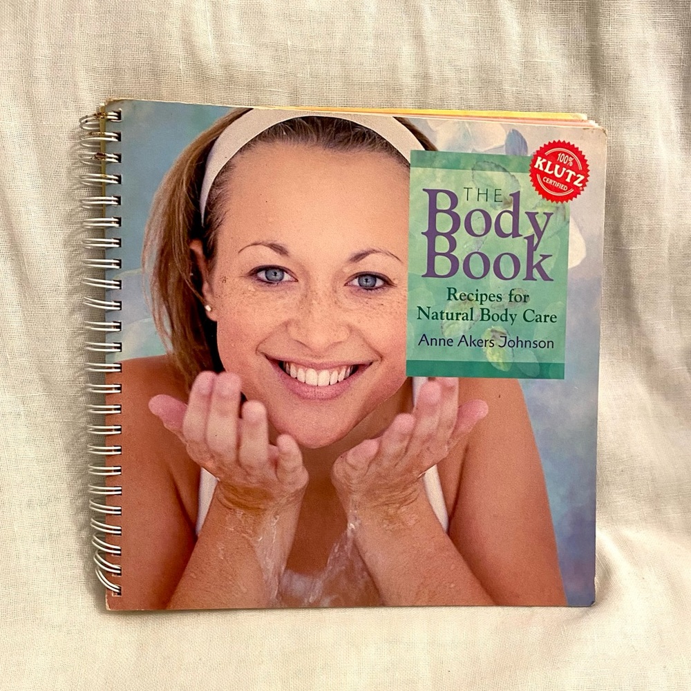 Natural DIY Spa Recipes Book - Klutz Guide Is Spiral Bound for Ease of Use